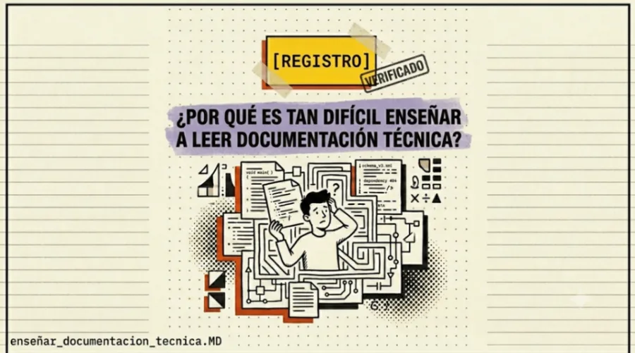 ¿POR QUÉ ES TAN DIFÍCIL ENSEÑAR A LEER DOCUMENTACIÓN TÉCNICA?
